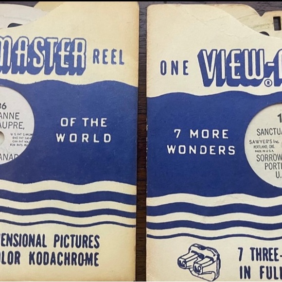 Vintage Sawyer's View-Master Viewers (2) And  Assorted Reels - Picture 5 of 8